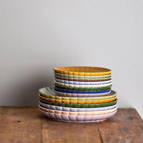 Fluted Stoneware Plates |8
