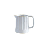 Stoneware Ribbed Creamer Pitcher