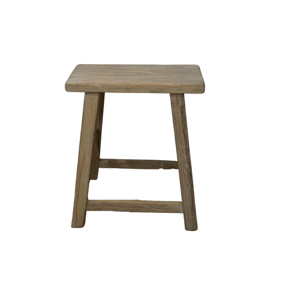 Daisy Reclaimed Wood Stool | Counter Natural