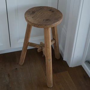 Nelly Vintage Round Stool