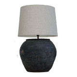 Louis I Vintage Pot Lamp | Drum Shade