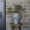 Lily Vintage White Pottery | Large