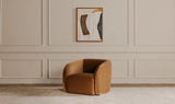 Faye Accent Chair Faux Mohair