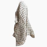 Cotton Knit Tea Towel |  Black & Cream | 2 Styles