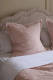 Blush Quilted Bedspread & Cushion | Set of 3