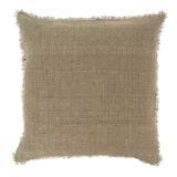 Lina Linen Pillow | Mink 24"