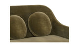 Rialto Sofa Dark Green Faux Mohair