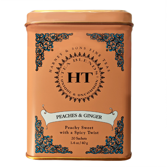 Peaches and Ginger Tea Tin | Harney & Sons