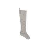 Linen French Holiday Stocking