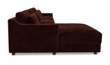 Imogen Sectional Bordeaux Left