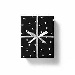 Wrapping Paper | Black Pin Dot