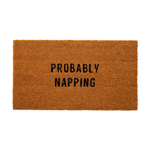 PROBABLY NAPPING DOORMAT