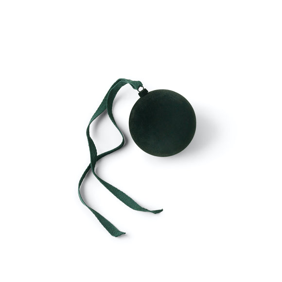 VELVETY TONE ORNAMENT | FOREST GREEN |  SMALL
