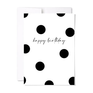 LARGE DOT BIRTHDAY CARD