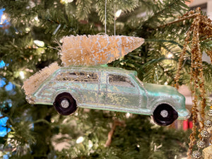 CAR GLASS CHRISTMAS ORNAMENT