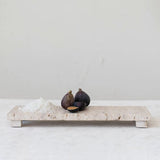 BIANCO TRAVERTINE SERVING BOARD
