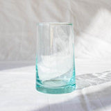 MOROCCAN TUMBLERS- HAND BLOWN  RECYCLED GLASS- MEDIUM