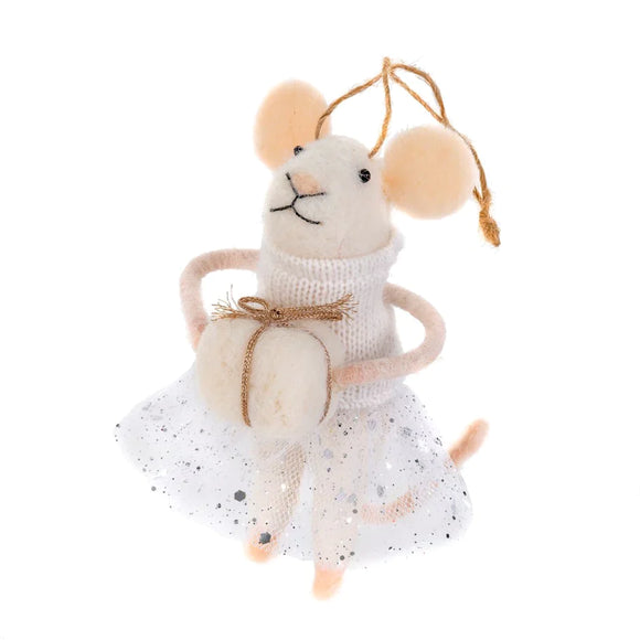 YULETIDE YOLA MOUSE ORNAMENT