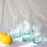 MOROCCAN TUMBLERS- HAND BLOWN  RECYCLED GLASS- LARGE