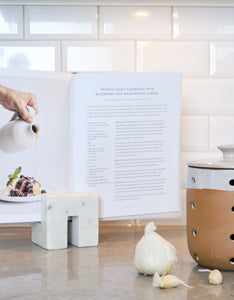 MARBLE COOKBOOK STAND | BOOK END